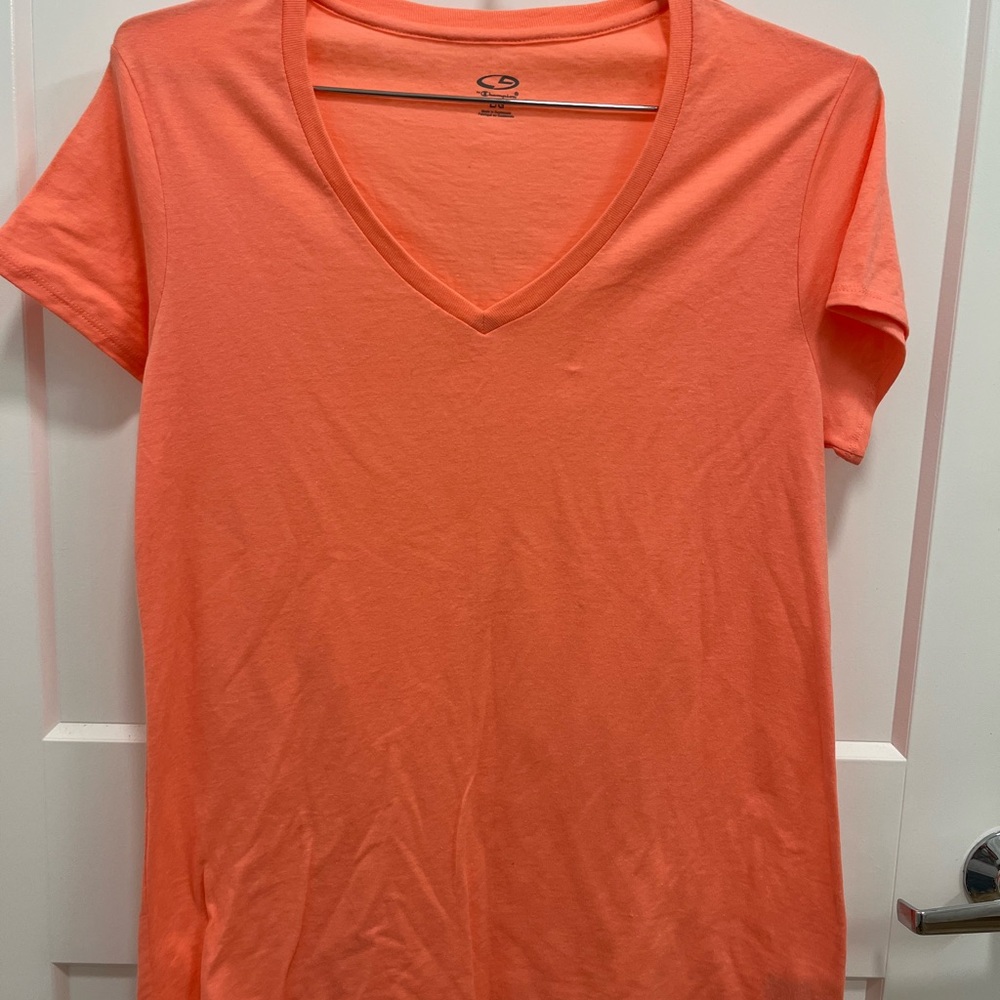 Champion Coral V-Neck Women's Tee